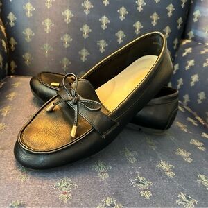 Classic Black Leather Loafers